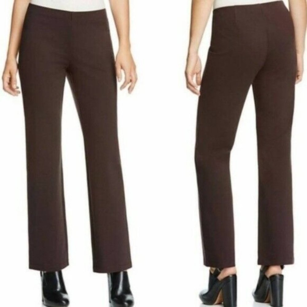 Eileen Fisher Ponte Pant, Brown, Medium